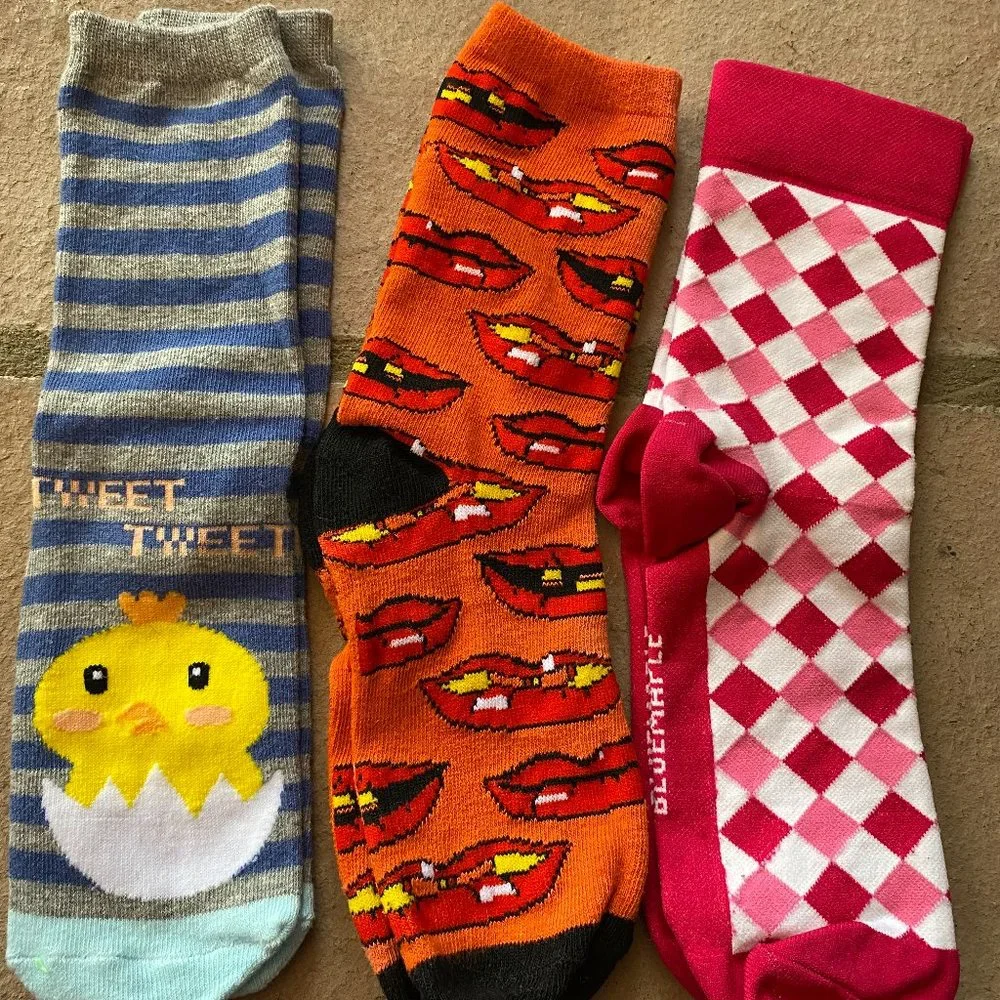 Graphic Women's socks size 5-9 cute socks Ducks